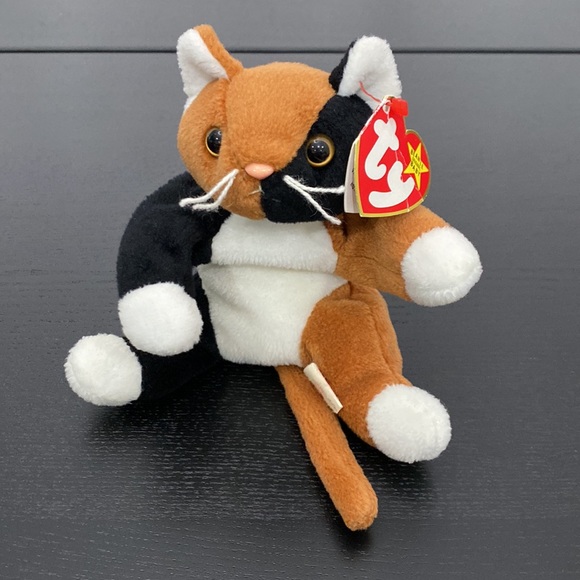 TY Beanie Baby “Chip” the Cat PVC Pellet 1996